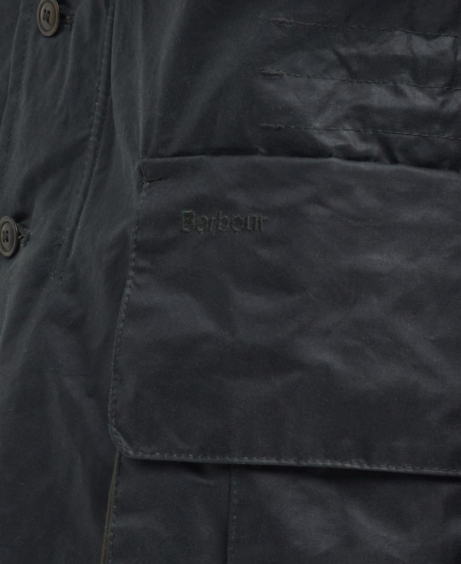barbour x to ki to outland wax jacket