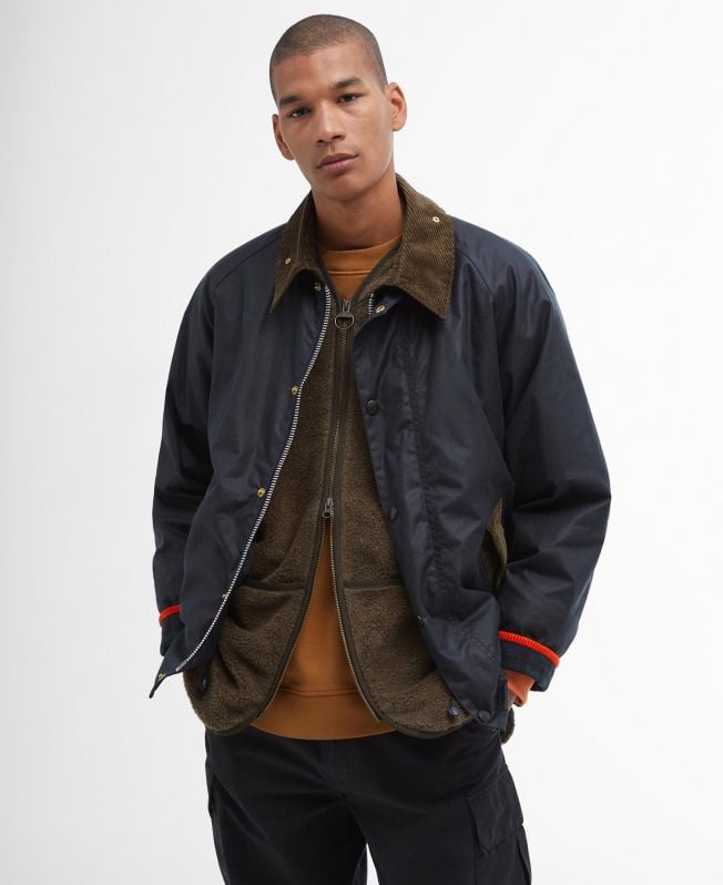 barbour x flower mountain oversized waxjas