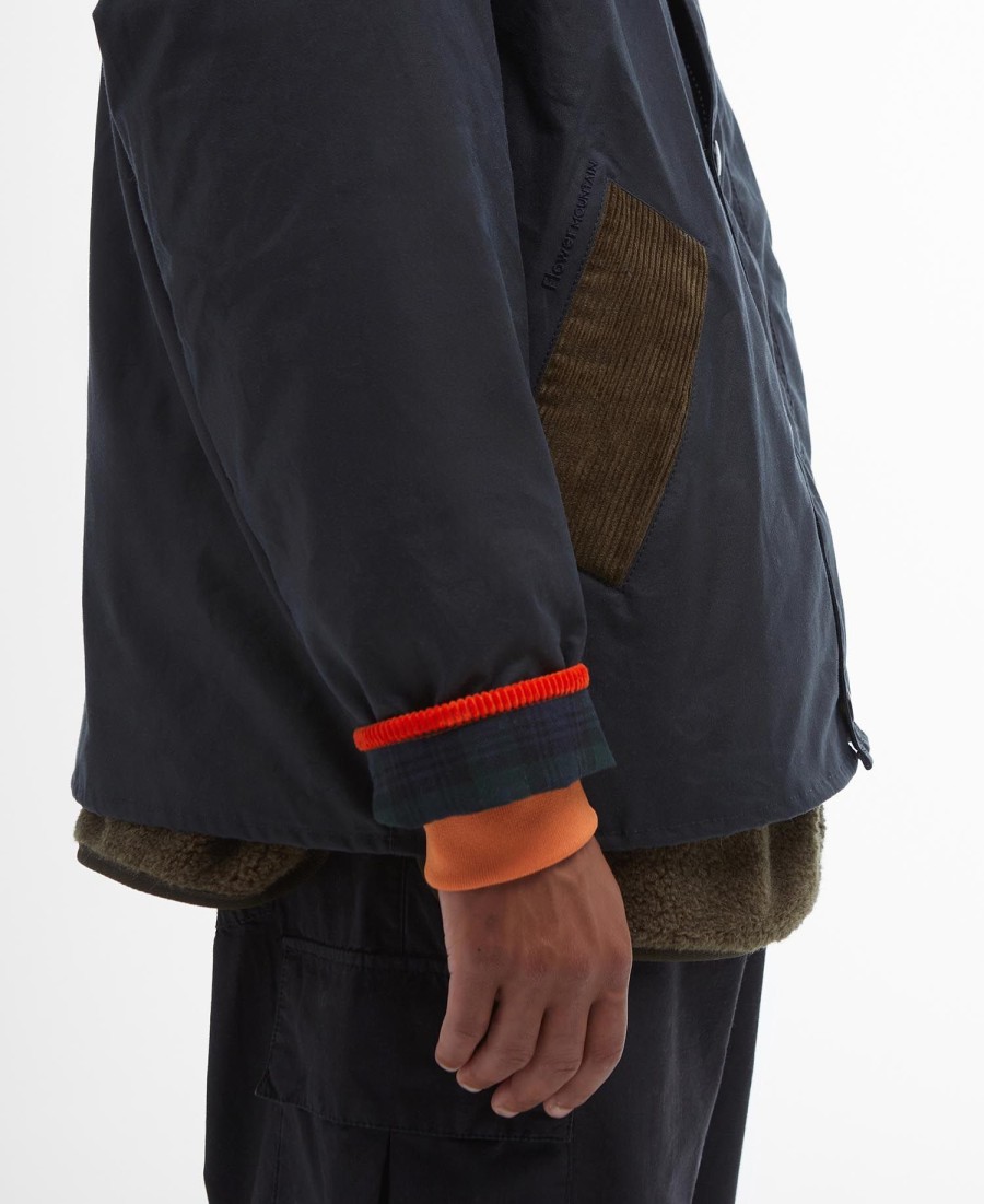 barbour x flower mountain oversized waxjas