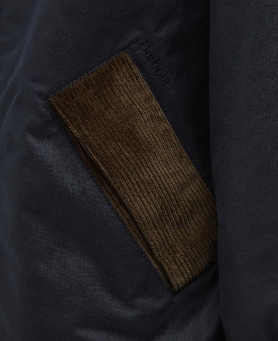 barbour x flower mountain oversized waxjas