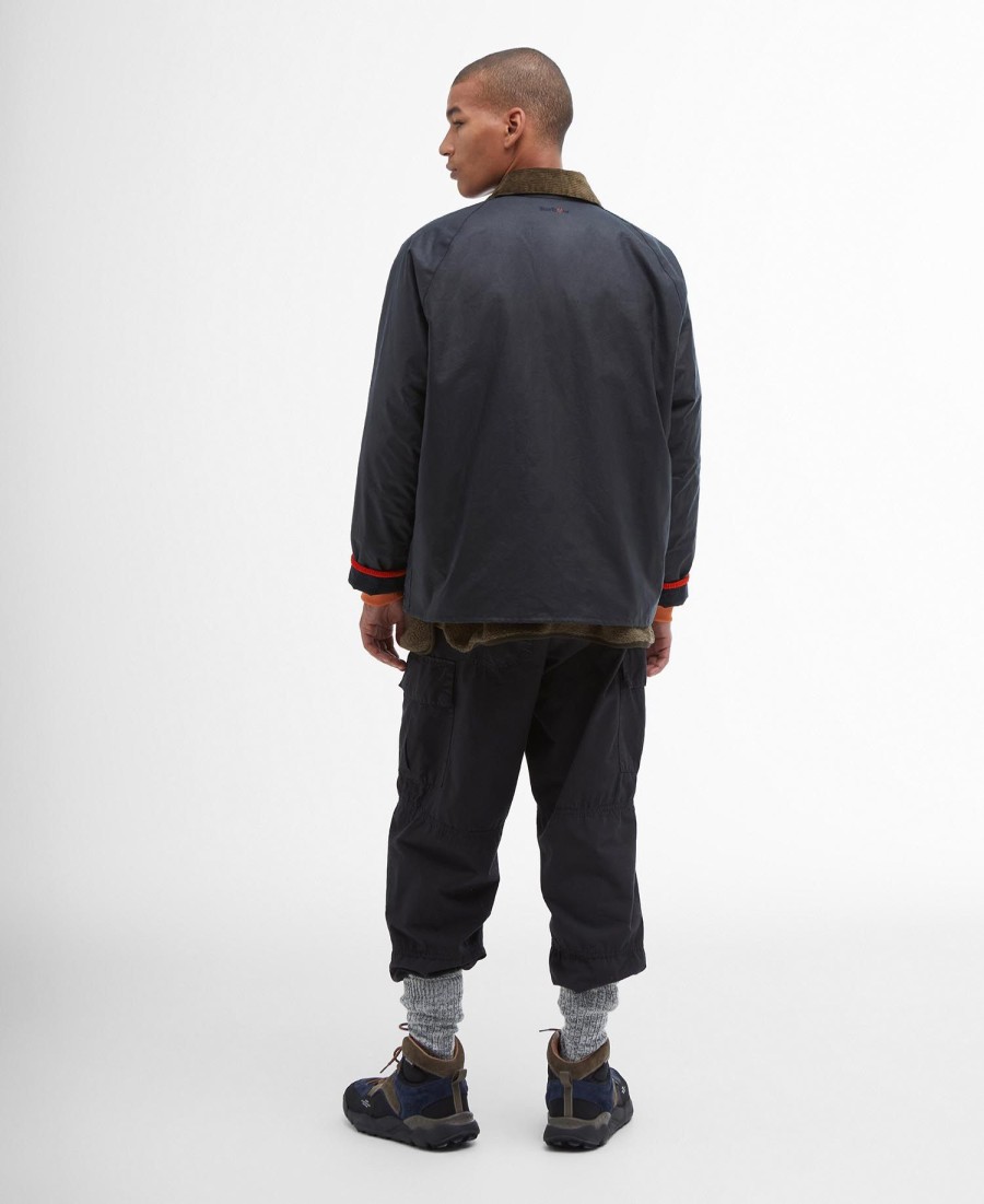 barbour x flower mountain oversized waxjas