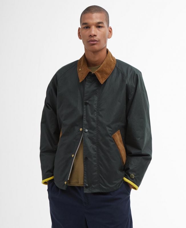 barbour x flower mountain oversized waxjas