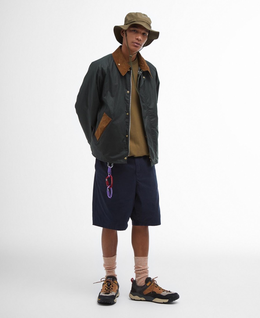 barbour x flower mountain oversized waxjas