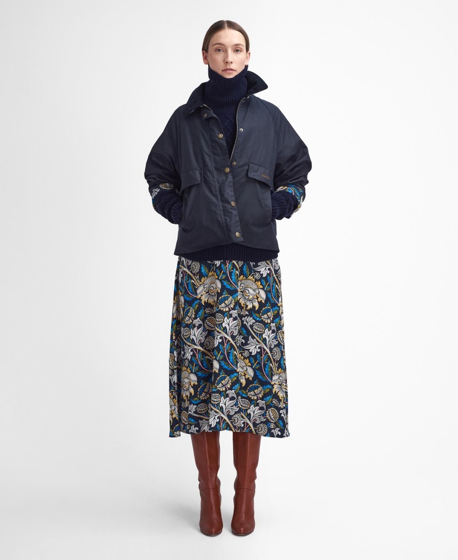 barbour x william morris gallery rendall waxjas