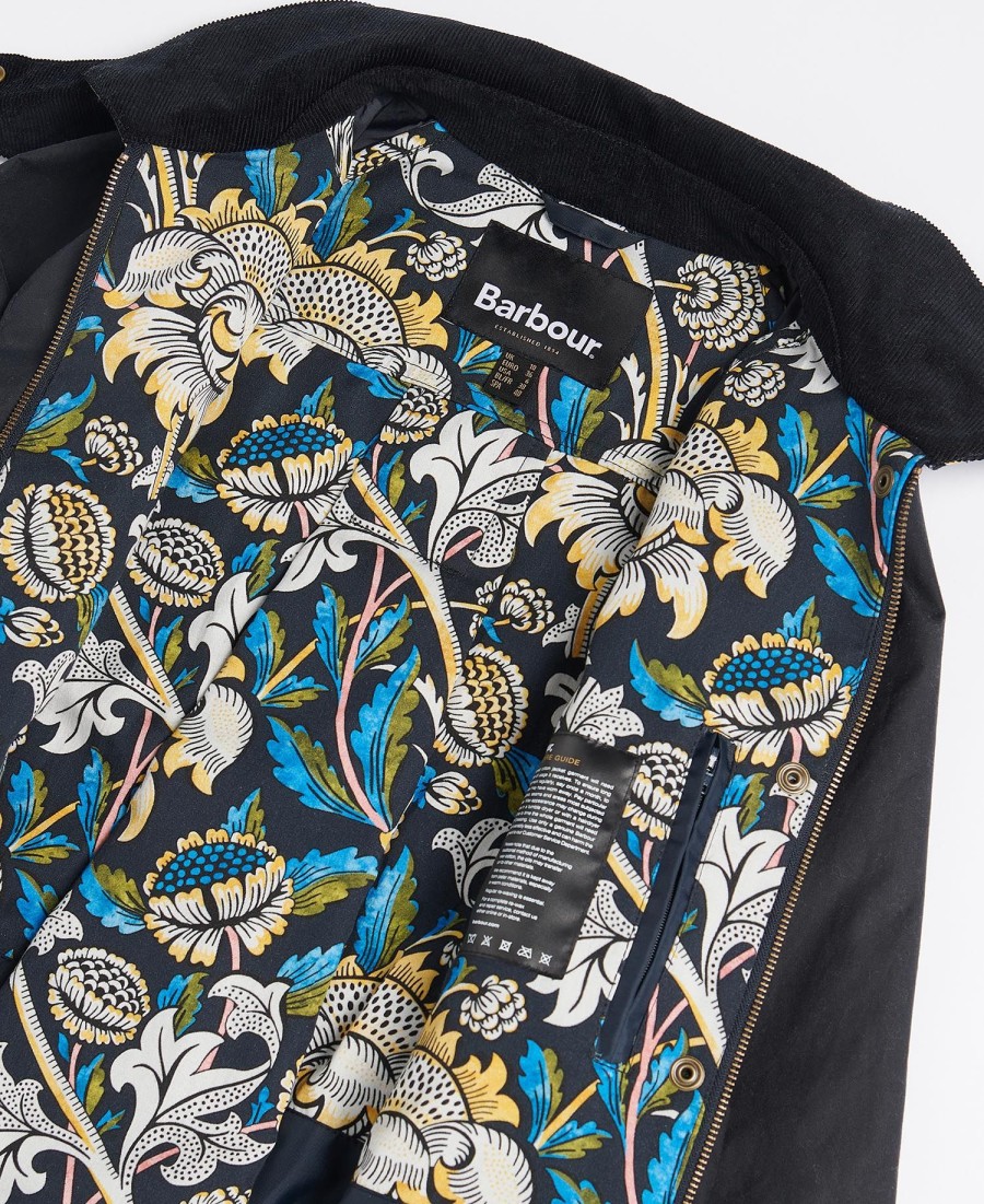 barbour x william morris gallery rendall waxjas