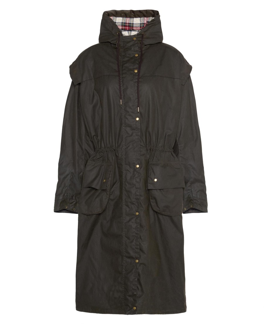 barbour the edit by alexa liam waxed parka