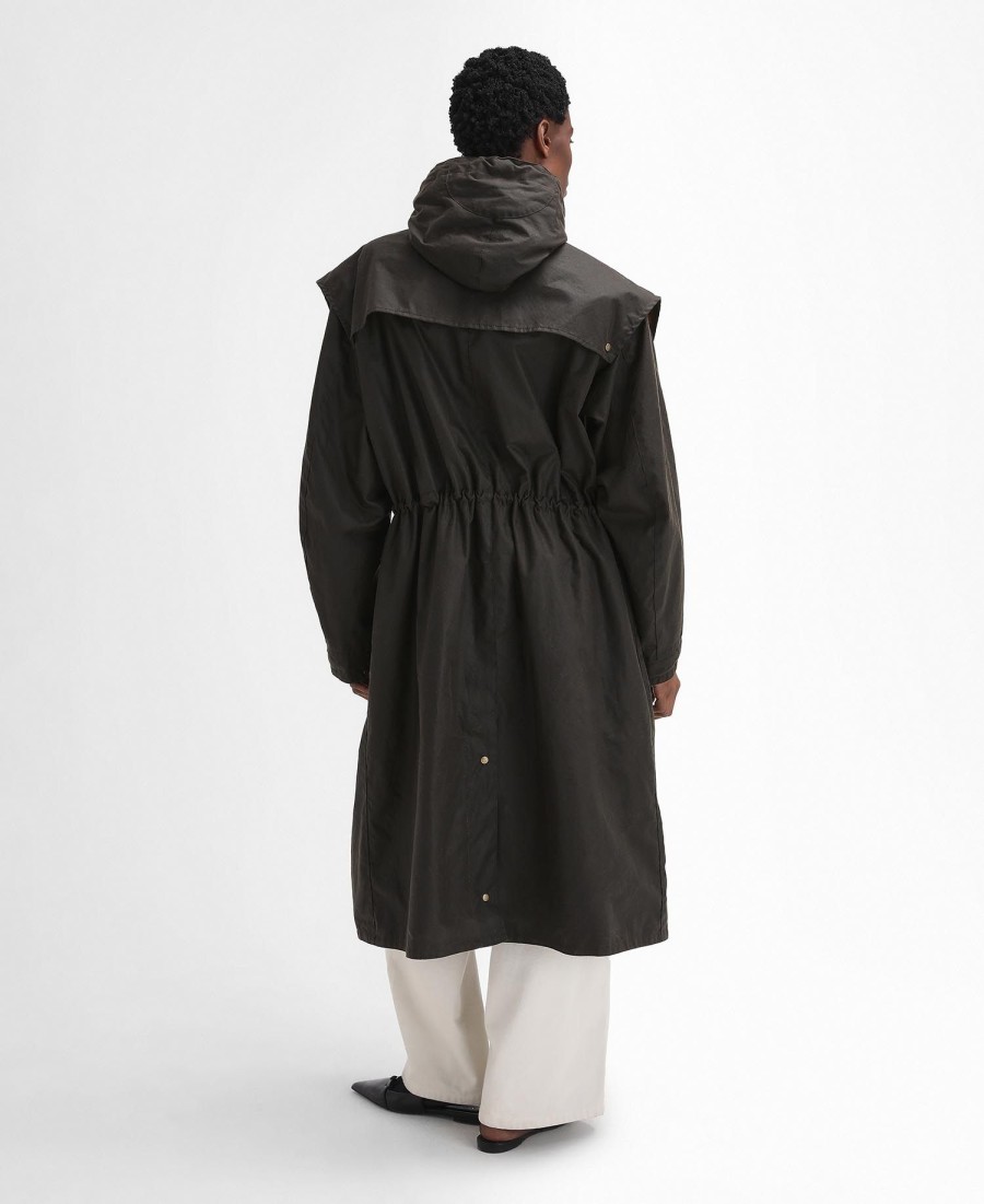 barbour the edit by alexa liam waxed parka