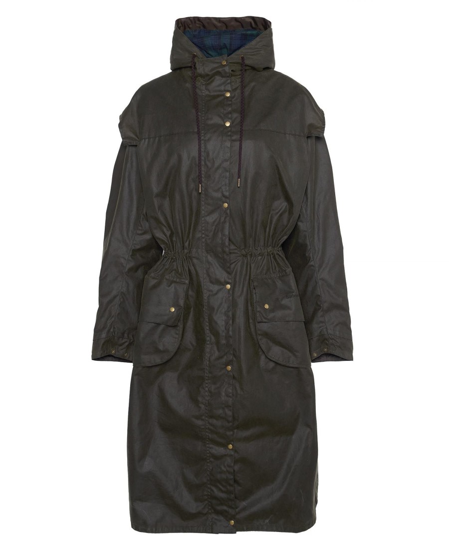 barbour the edit by alexa liam waxed parka