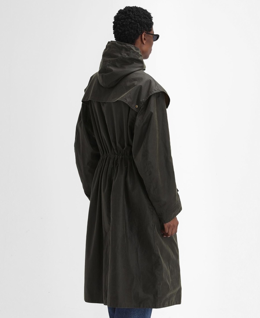 barbour the edit by alexa liam waxed parka